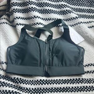 Fabletics Dark Green Sports Bra